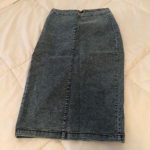 Jean Pencil Skirt